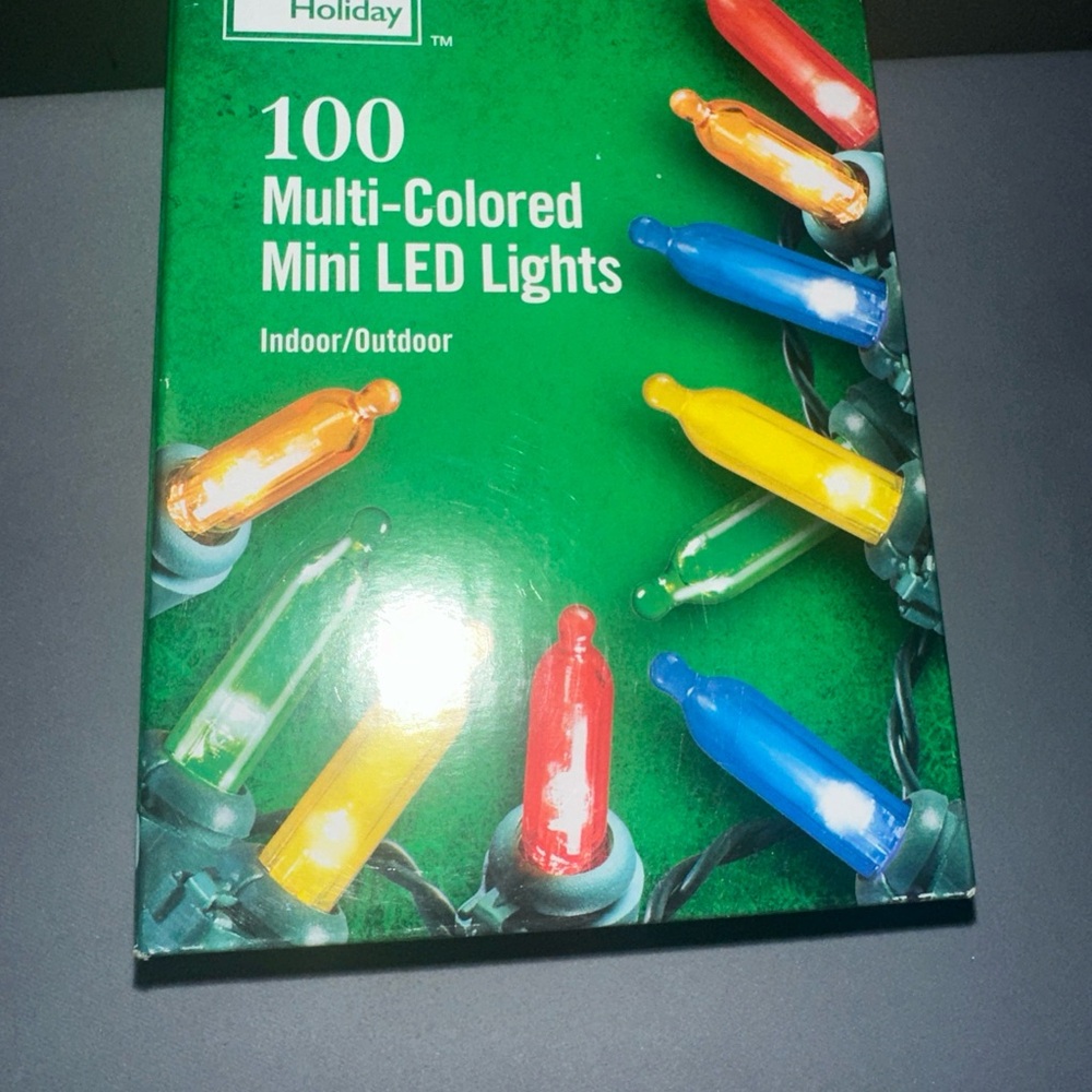 Multi-Colored LED Lights 100 Count Home Accents